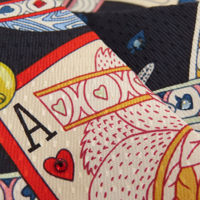 HERMES エルメス ツイリー ハートクイーン ビジューピケ ライン  