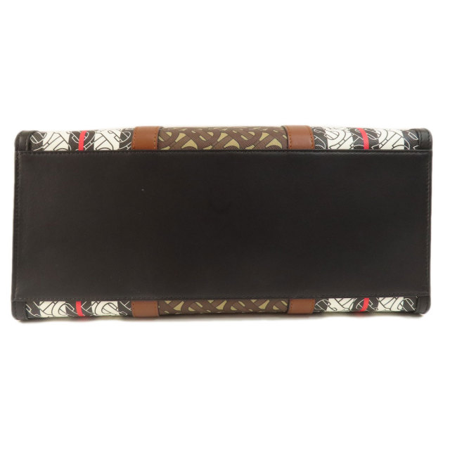 BURBERRY バーバリー ロゴ ストライプ トートバッグ PVC ユニセックス 