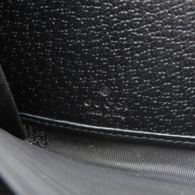 GUCCI グッチ GGキャンバス ラウンドファスナー 長財布 307980 黒