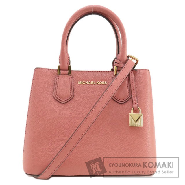 Michael Kors マイケルコース ロゴ 2WAY ハンドバッグ レザー  