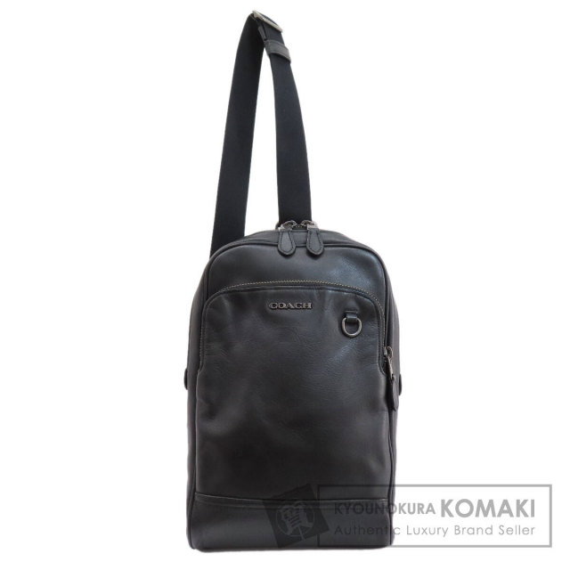 COACH コーチ 89934 ロゴ ボディバッグ レザー レディース