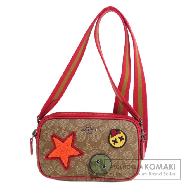 COACH コーチ F20964 ロングショルダー シグネチャー ワッペン