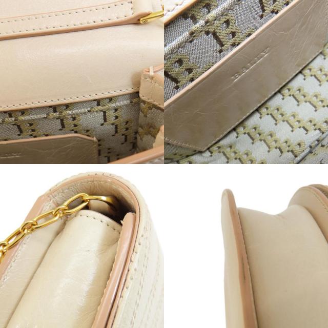 BALLY バリー チェーンショルダー ショルダーバッグ レザー レディース 