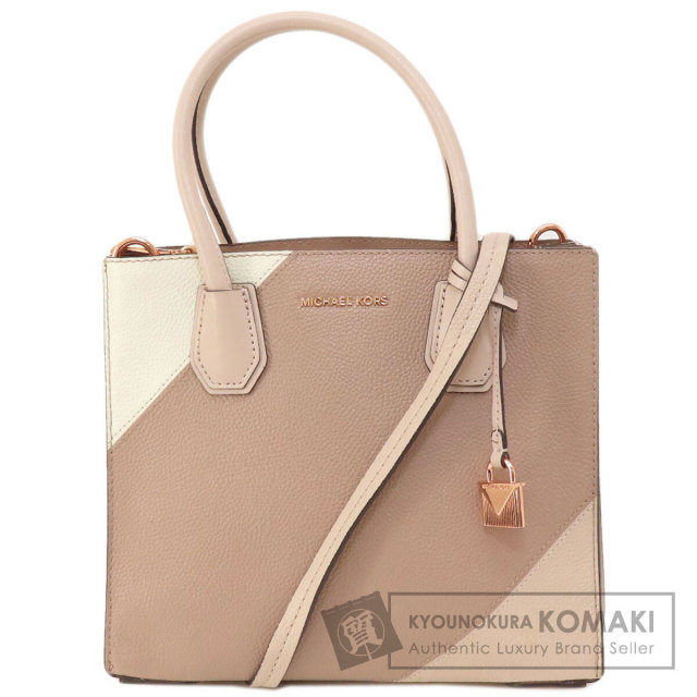 Michael Kors マイケルコース ロゴ 2WAY ハンドバッグ レザー  