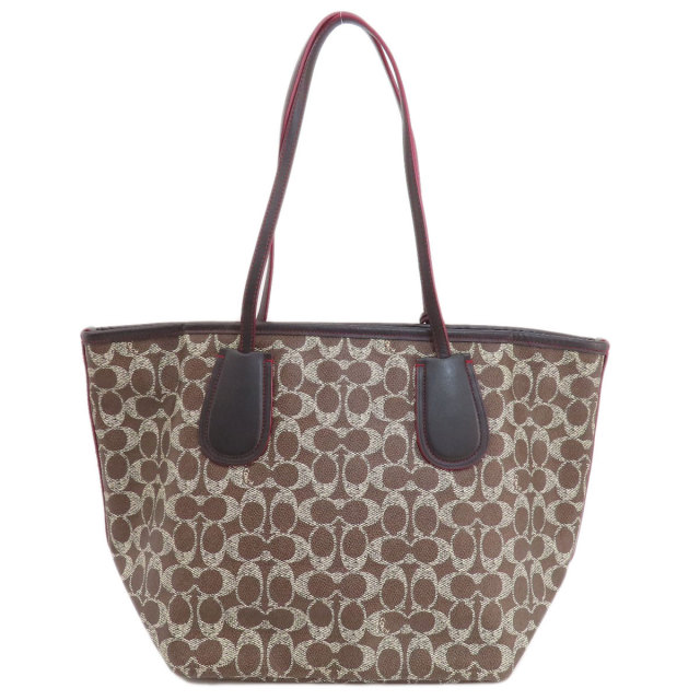 COACH コーチ 34595 シグネチャー トートバッグ PVC レディース