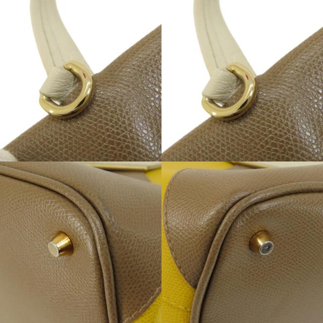Furla フルラ バイカラー ハンドバッグ レザー レディース ブランド京