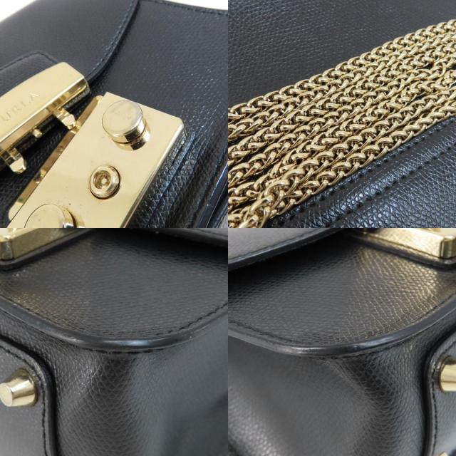 FURLA フルラ オーダーメイド クロコダイル 本物 メトロポリス　バッグ Furla フルラ メトロポリス ショルダーバッグ PVC レディース