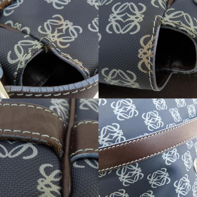 LOEWE/ロエベ】アナグラム レザー トートバッグ ブルー系