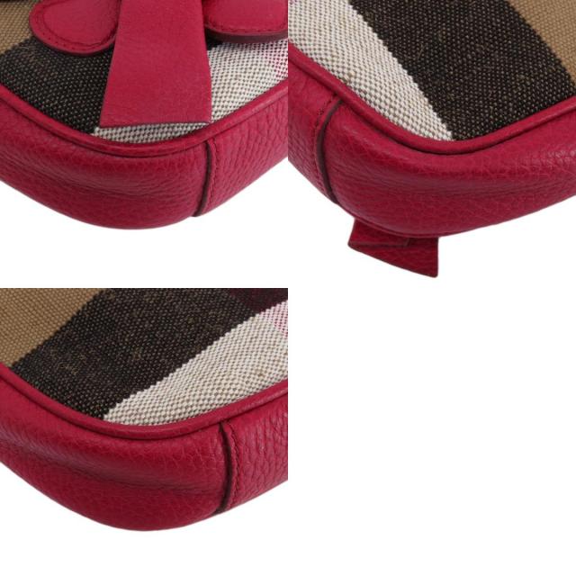 BURBERRY バーバリー ミニ クロスボディ ショルダーバッグ レザー  