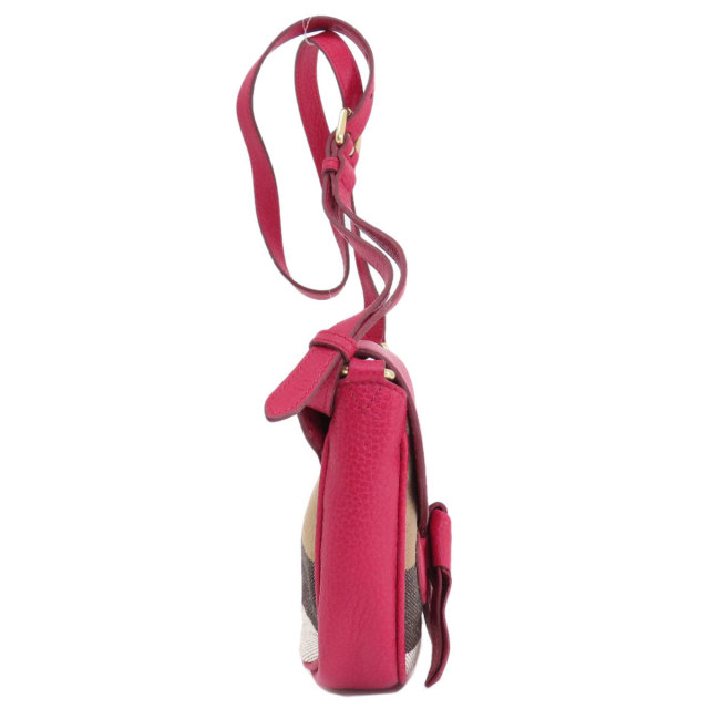 BURBERRY バーバリー ミニ クロスボディ ショルダーバッグ レザー  