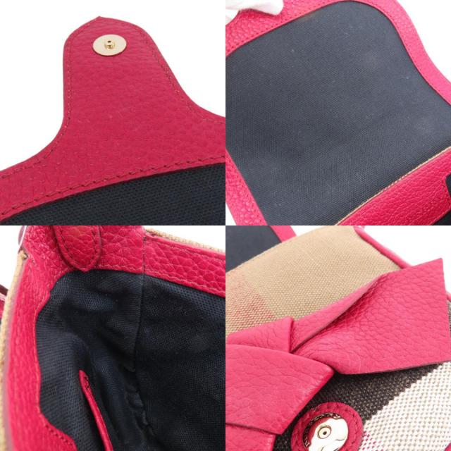 BURBERRY バーバリー ミニ クロスボディ ショルダーバッグ レザー  