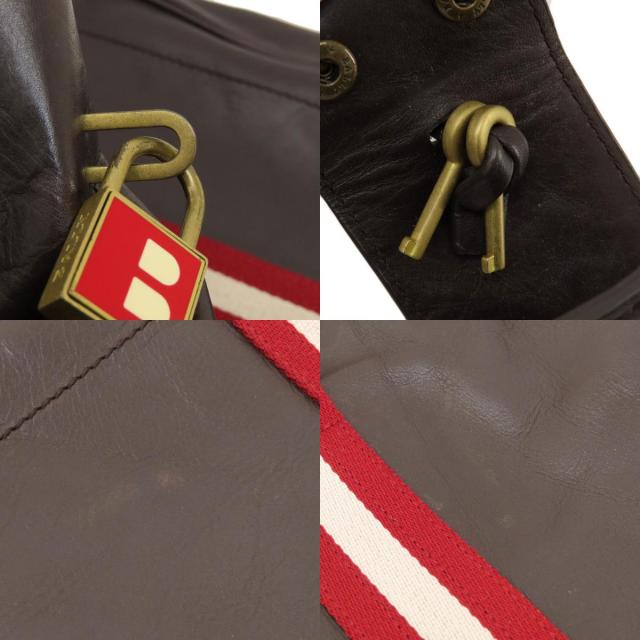 BALLY バリー バリーストライプ トートバッグ レザー レディース BALLY バリー バリーストライプ トートバッグ レザー レディース