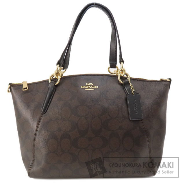 COACH コーチ F28989 ロゴ シグネチャー ハンドバッグ PVC COACH コーチ F28989 ロゴ シグネチャー ハンドバッグ PVC