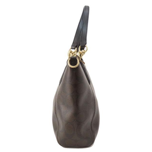 COACH コーチ F28989 ロゴ シグネチャー ハンドバッグ PVC コーチ COACH F28989 シグネチャー PVC レザー スモール