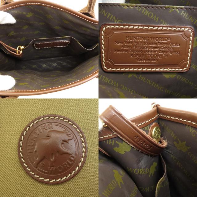 ハンティングワールド トートバッグ ロゴ