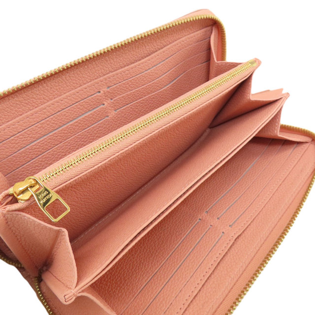 LOUIS VUITTON ルイヴィトン M81645 ジッピー・ウォレット ローズ  