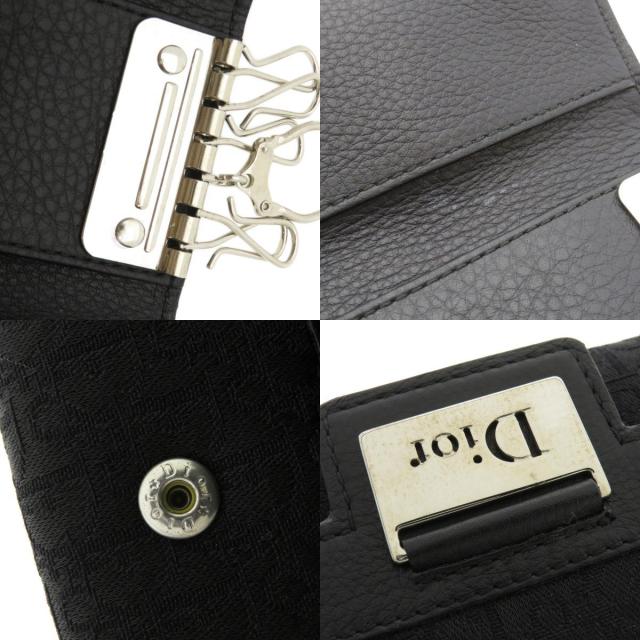 【希少】クリスチャン・ディオール トロッター キーケース キャンバス/レザー CHRISTIAN DIOR クリスチャンディオール トロッター キーケース