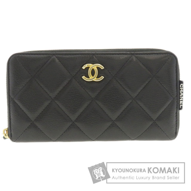 CHANEL シャネル ココマーク 長財布（小銭入れあり） カーフ レディース 