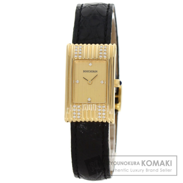 Boucheron ブシュロン リフレ 腕時計 18K/革 レディース