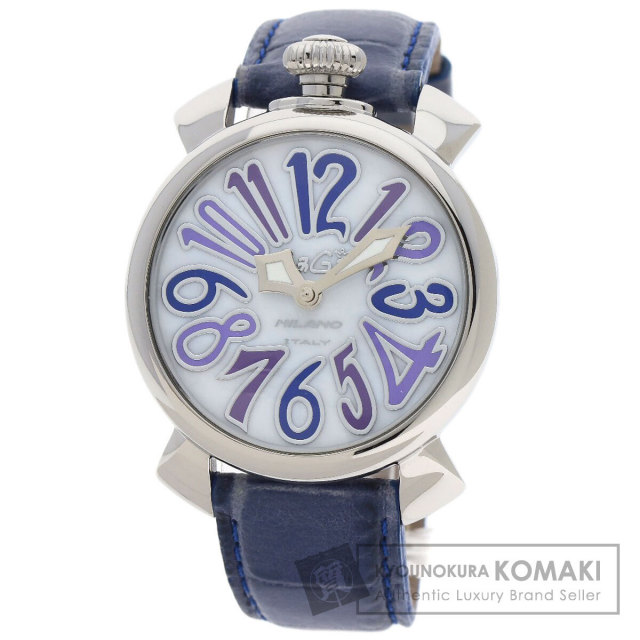 Gaga Milano ガガ・ミラノ マヌアーレ 40mm 腕時計 ステンレススチール 
