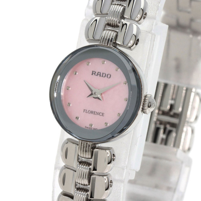 RADO ラドー 080.3765.4 フローレンス ピンクシェル 腕時計 ステンレス  