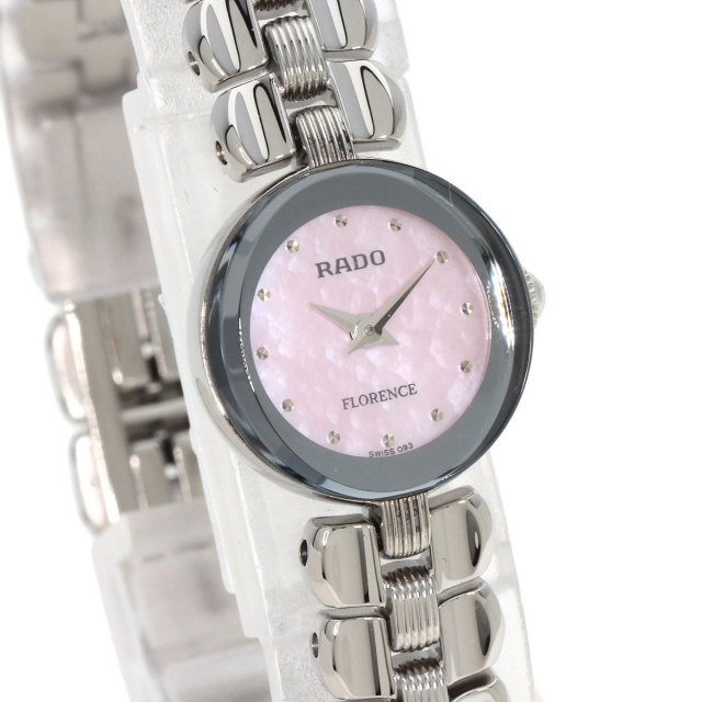 RADO ラドー 080.3765.4 フローレンス ピンクシェル 腕時計 ステンレス  