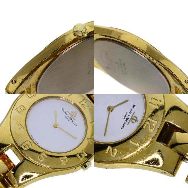 Baume &amp; Mercier ボーム＆メルシェ リネア 腕時計 GP GP レディース [中古] Baume & Mercier ボーム＆メルシェ リネア 腕時計 GP/GP レディース