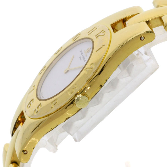 Baume &amp; Mercier ボーム＆メルシェ リネア 腕時計 GP GP レディース [中古] Baume & Mercier ボーム＆メルシェ リネア 腕時計 GP/GP レディース