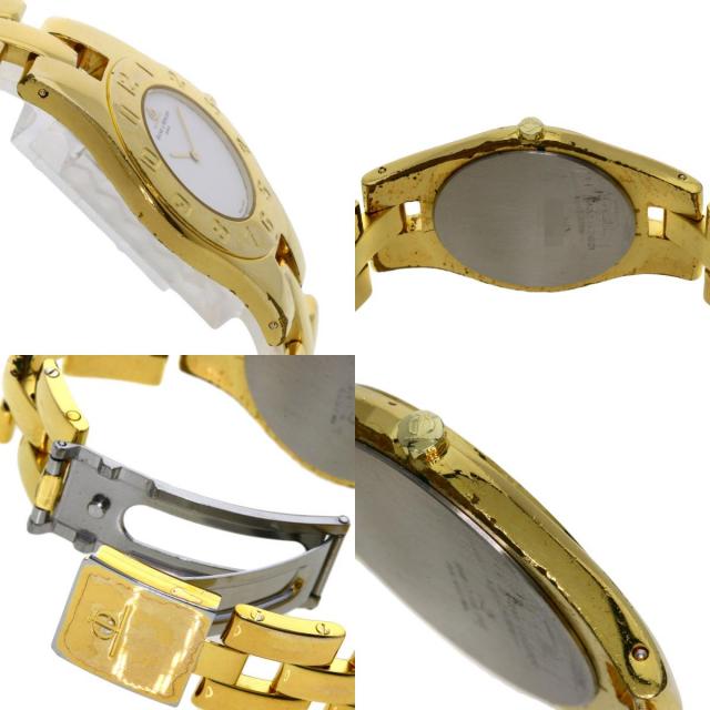 Baume &amp; Mercier ボーム＆メルシェ リネア 腕時計 GP GP レディース [中古] Baume & Mercier ボーム＆メルシェ リネア 腕時計 GP/GP レディース