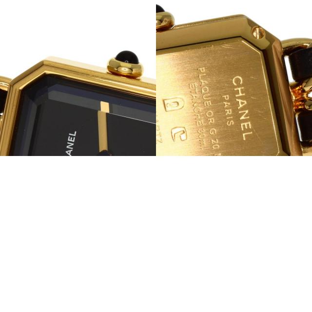 CHANEL シャネル H0001 プルミエール M 腕時計 OH済 GP/GPx革  