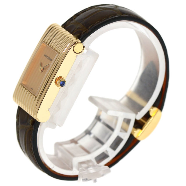 Boucheron ブシュロン リフレ 替ベルト10本付 腕時計 OH済 K18イエロー  