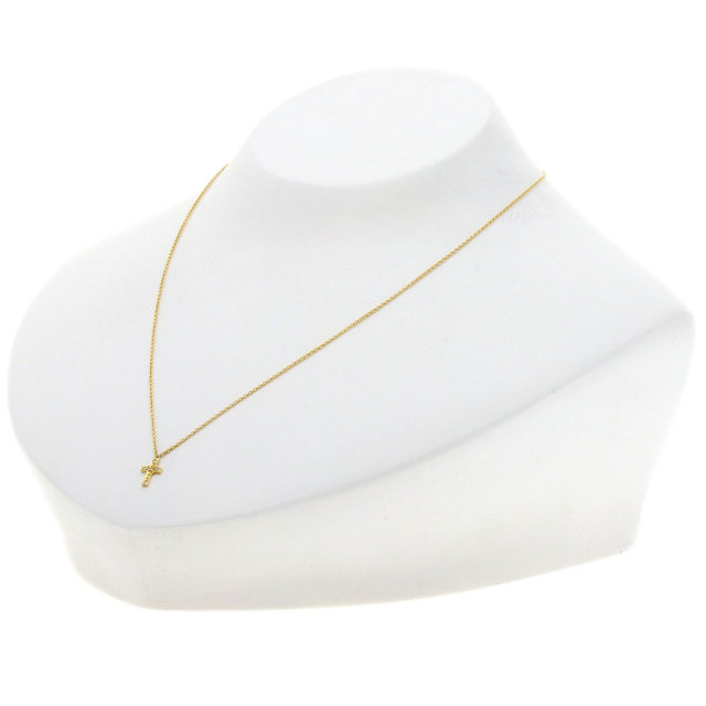 STAR JEWELRY スタージュエリー クロス ダイヤモンド ネックレス K18  