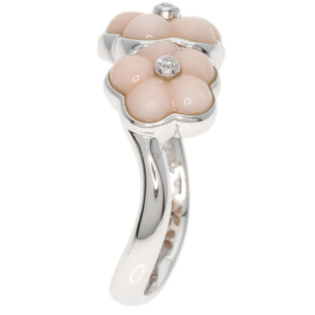 Ponte Vecchio ポンテヴェキオ サンゴ 珊瑚 フラワーモチーフ リング