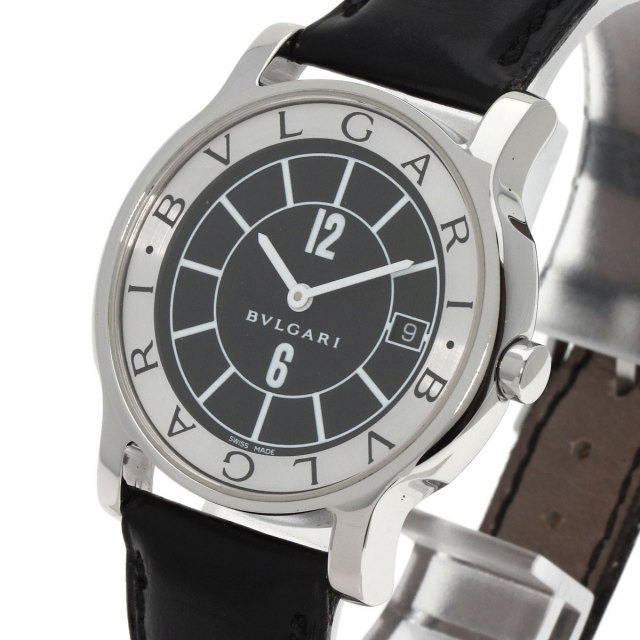 BVLGARI ブルガリ ST35SLD ソロテンポ 腕時計 ステンレススチール/革 