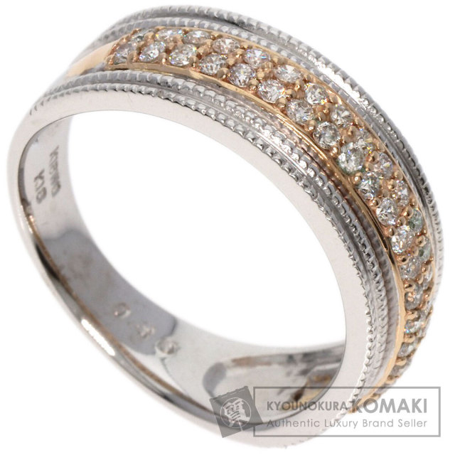 0.38ct ダイヤモンド リング・指輪 K18ホワイトゴールド/K18PG 5g 