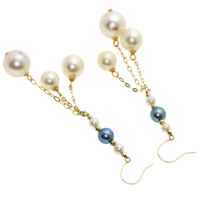 セレクトジュエリー ピアス アコヤパール 真珠