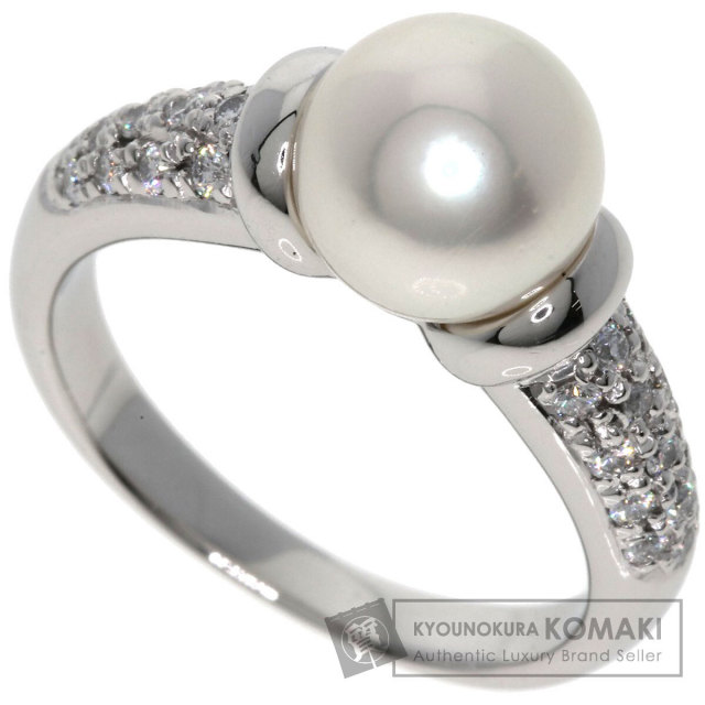 MIKIMOTO ミキモト パール ダイヤモンド リング・指輪 プラチナPT950 