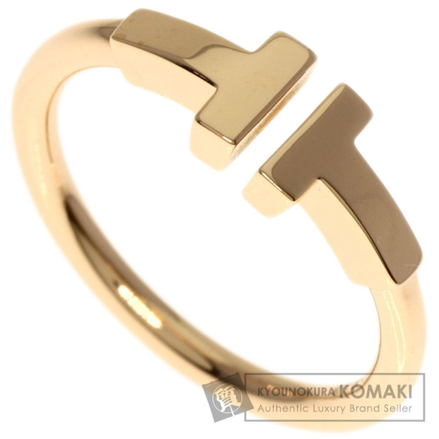 TIFFANY&Co. ティファニー Tワイヤー リング・指輪 K18ピンクゴールド