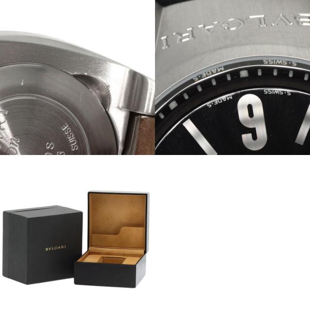 エルゴン】BVLGARI 'ブルガリ 時計' EG30S ブラック ☆極美品