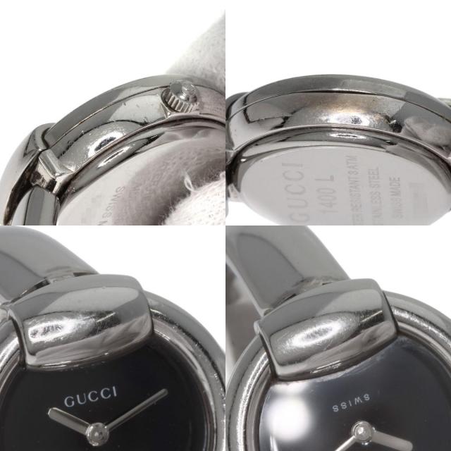 GUCCI グッチ 1400L ラウンドフェイス 腕時計 ステンレススチール/SS