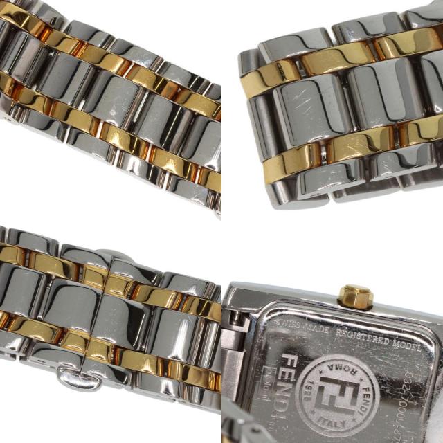 フェンディ 腕時計 スクエアフェイス コンビ