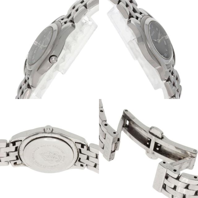 GUCCI グッチ 5500L ラウンドフェイス 腕時計 ステンレススチール/SS  