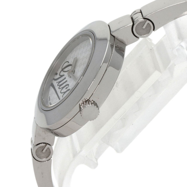 GUCCI グッチ 105 ラウンドフェイス 腕時計 ステンレススチール