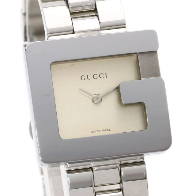 GUCCI グッチ 3600L スクエアフェイス 腕時計 ステンレススチール/SS 