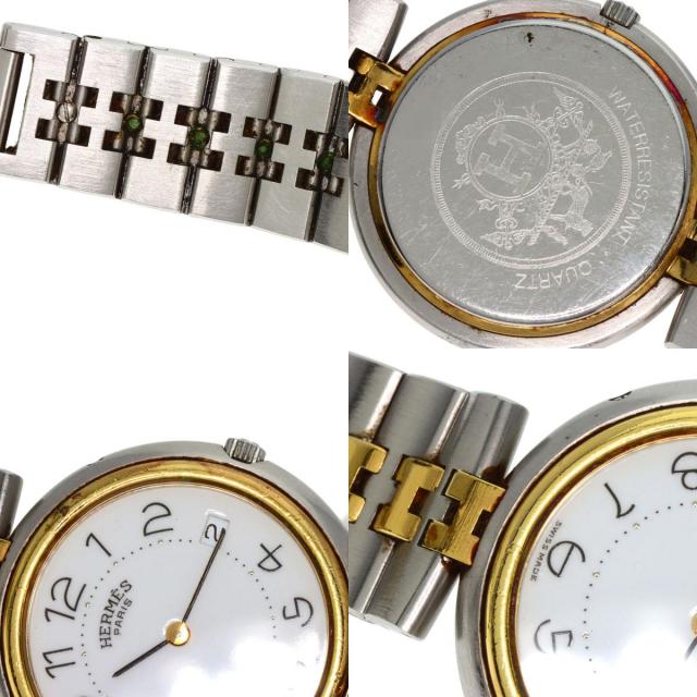 HERMES エルメス プロフィール 腕時計 ステンレススチール/SSxGP メンズ 