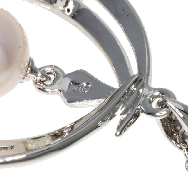 MIKIMOTO ミキモト アコヤパール 真珠 ネックレス シルバー レディース