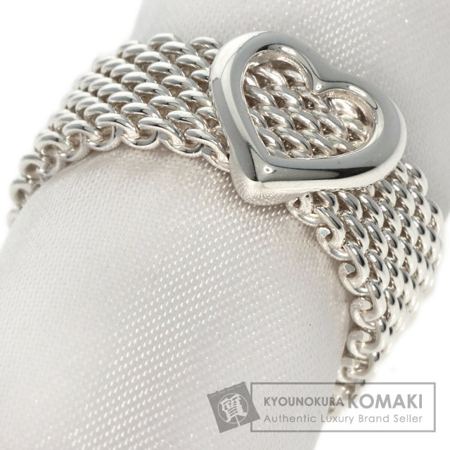 TIFFANY&Co. ティファニー サマセット メッシュ ハート リング・指輪 