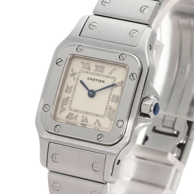中古】CARTIER SANTOS GALBEE SMALL MODEL カルティエ サントス