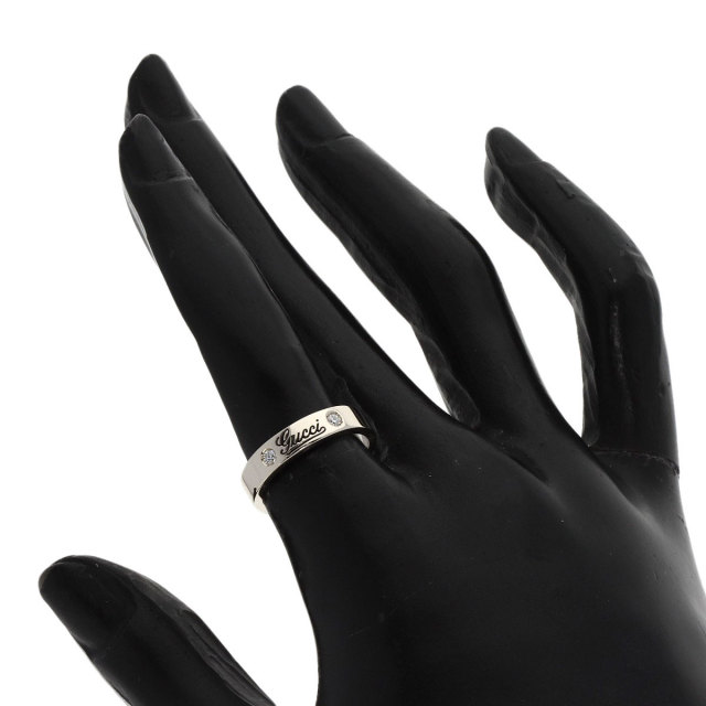 GUCCI グッチ アイコン プリント 2P ダイヤモンド #11 リング・指輪  