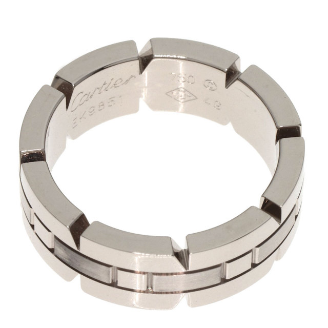 CARTIER カルティエ タンクフランセーズ #49 リング・指輪 K18ホワイト 
